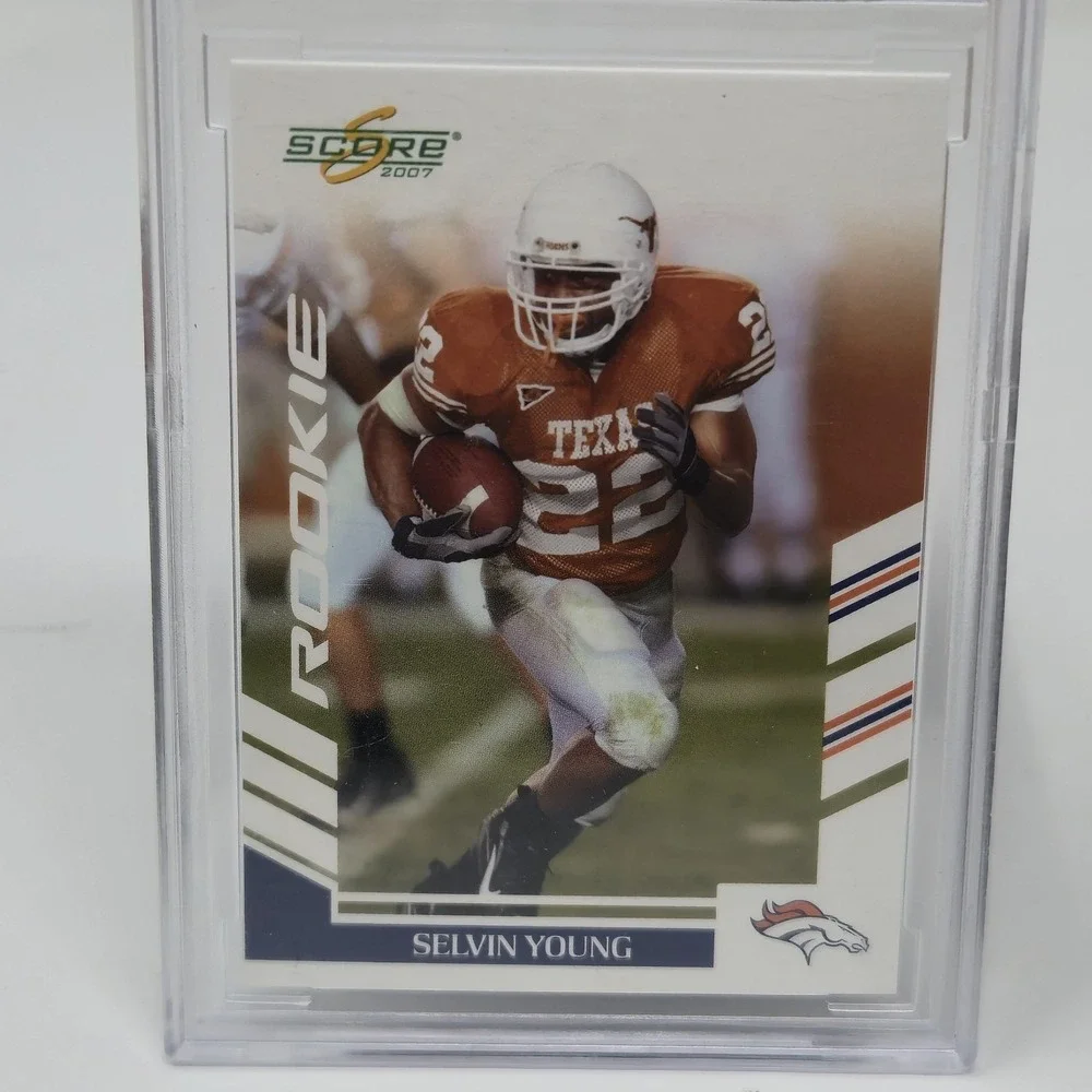 2007 Score Selvin Young Rookie Card #424 BCCG 10 Mint Or Better Texas Longhorns